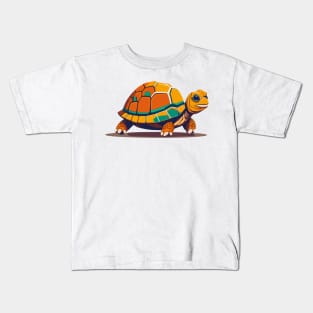 Tortoise Portrait Kids T-Shirt